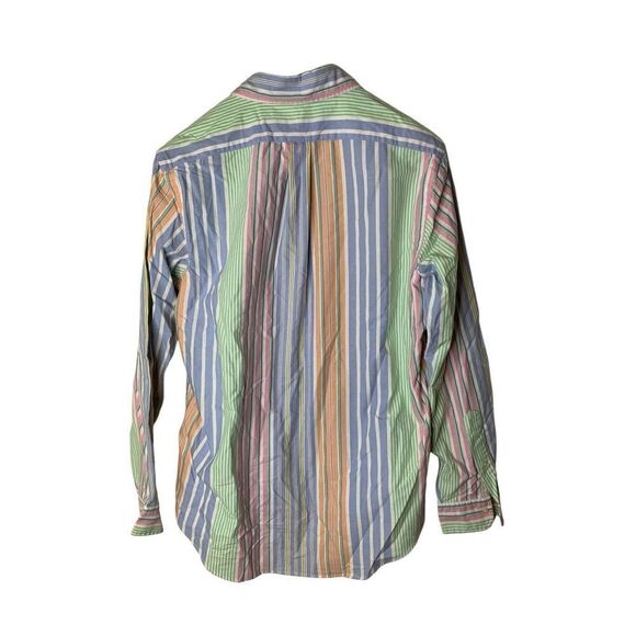 Ralph Lauren 100% cotton fun shirt striped men's size large NEW WITH TAGS - Picture 2 of 7